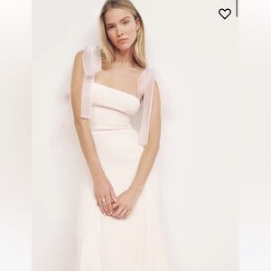 Reformation Kairo dress in ivory